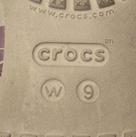 Crocs Kadee II Tropical Print Flip Flop Strappy Sandals Size 9 - Picture 10 of 10